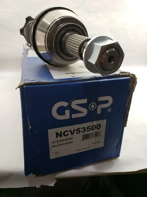 CV Axle Assembly-Joint Half Shaft Rear Left GSP NCV53500 - Image 1 of 3
