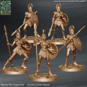 Steel Vestals(x5)/Wargaming/Dungeons and Dragons/TTRPG/Labyrinth Miniatures - Picture 1 of 1