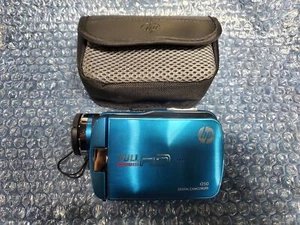 HP Digital Camcorder t250 Full HD 1080p Blue with Pouch - Bild 1 von 13