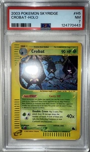 2003 Pokémon Skyridge #H5 crobat-holo PSA 7 - Picture 1 of 2