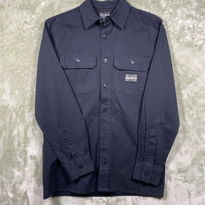 Camisa de sarga Dogg Supply By Snoop Dogg para hombre pequeña negra 100 % algodón NUEVA NUEVA CON ETIQUETAS Foto 1 de 4