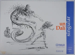[AFFICHE D'ART] DALI : Un Dali Singular #Cadaqués #Espagne, 1998 - Imagen 1 de 7