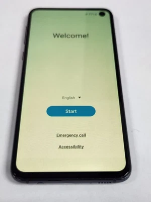 DEFECTIVE - Samsung Galaxy S10E - 128 GB - Black- GSM Unlocked  - 10427 - Image 1 of 4