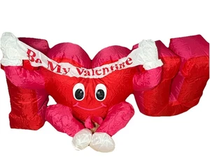 Gemmy Airblown 4 piedi gonfiabile Be My San Valentino San Valentino cuore 2006 - Foto 1 di 6