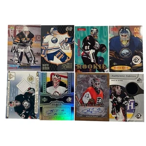 Martin Biron Hockey Card Lot Autographed Game Used Rookies GU RC UD Autofacts - Picture 1 of 17