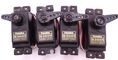 Futaba S3001 standard Servos quantity of 4 in good condition working fine - Image 1 of 2