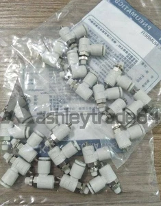 5PCS New SMC Flow Control Valve AS1201F-M3-04 AS1201F 4mm 5/32" Pushlok Tube #zn - Bild 1 von 3