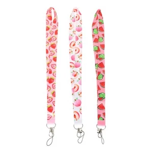 3 Pcs Fruit Phone Lanyard Pattern Lanyards for Mobile Chain Strap - Afbeelding 1 van 12