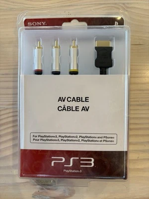 NUEVO Cable Sony PS3 AV Dorado PlayStation 3 SELLADO Foto 1 de 4