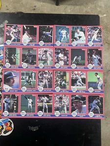 1986 Star WADE BOGGS Boston Red Sox Complete 8 Panels, Set of 24, Opened NrMt - Picture 1 of 1