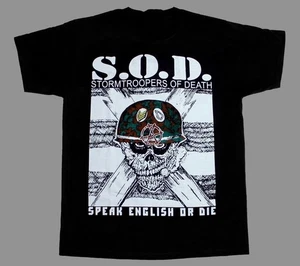 S.O.D Stormtroopers of Death Speak English or Die Shirt schwarz S-5XL E1429 - Bild 1 von 5