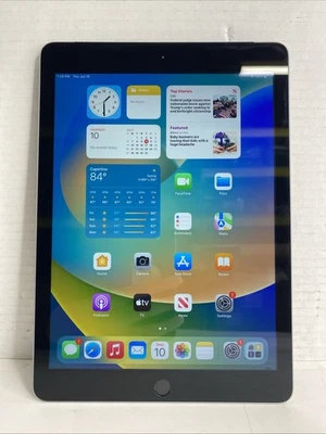 Apple iPad 5th Gen A1823 MP1M2LL/A 32GB 9.7" - Wi-Fi + Cellular - Space Gray - Image 1 of 3