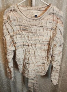 Neu ohne Etikett Damen Universal Garn Strick Pullover mit Schleife Größe L - Bild 1 von 3