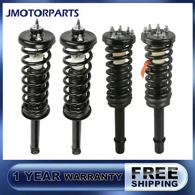 Set(4) Front + Rear Complete Struts For 2003 2004 2005 2006 2007 Honda Accord - Image 1 of 4