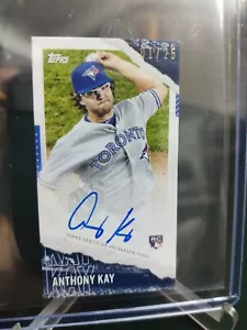 2020 Topps Rip Baseball Anthony Kay Toronto Blue Jays Rookie Rip Mini Auto#01/25 - Picture 1 of 6