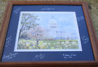US Capitol Print SIGNED by Gingrich + All 8 Georgia GOP Members of Congress 1996
