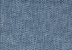 4.5 Yds Belle Dura Fabric Blue White Woven  Indoor/Outdoor Drapery Upholstery - Picture 1 of 2