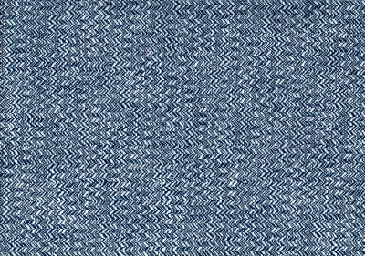 4.5 Yds Belle Dura Fabric Blue White Woven  Indoor/Outdoor Drapery Upholstery - Image 1 of 2