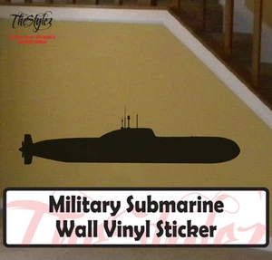 Military Submarine Wall Vinyl Sticker - Bild 1 von 4