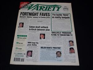 2003 APRIL 17 DAILY VARIETY MAGAZINE - HOLLYWOOD MOVIES & TV COVER - O 13709