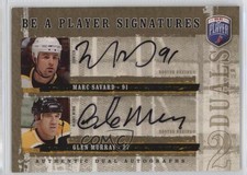 2006 Upper Deck Be a Player Signatures Duals Marc Savard Glen Murray #D-BO Auto