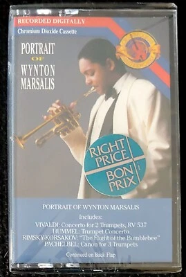 WYNTON MARSALIS – PORTRAIT OF WYNTON MARSALIS CASSETTE  FACTORY SEALED - Image 1 of 2
