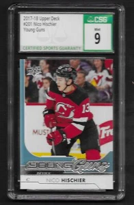 Nico Hischier 2017-18 Upper Deck #201 CSG 9 - Picture 1 of 1