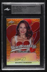 2021 Leaf Metal Pop Century Heartbreakers Auto 1/1 Sharna Burgess #H-SB1 5i2