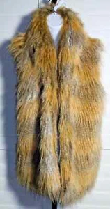 Lumiere Faux Fur Sweater Back Vest Size M  - Picture 1 of 2