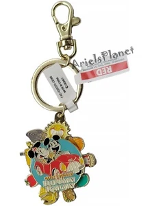 Disney Parks Mickey & Minnie's Runaway Railway Spinner Keychain Bag Charm - Picture 1 of 2