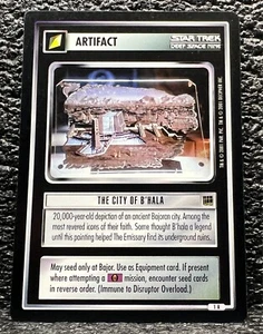 2001 Star Trek CCG 1E Holodeck Adventures HA 1R Artifact - The City of B'hala - Picture 1 of 2