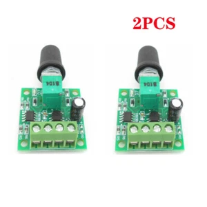 2X Motor Schalter Controller Drehzahlregler Spannung DC 1.8V 3V 5V 6V 12V 2A PWM - Bild 1 von 5