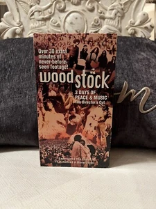 Woodstock 3 Days Of Peace & Music The Director’s Cut  Double VHS Tapes Cocker! - Picture 1 of 6