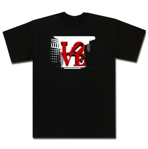 Philadelphia Love Park Cool Statue Philly Black T-Shirt - Bild 1 von 1
