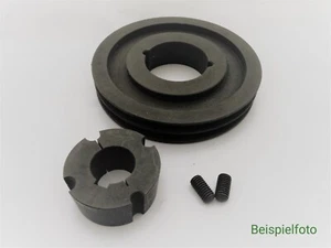 Polea de cuña SPB 100mm 2 ranuras con casquillo cónico 1610 incl. agujero - Imagen 1 de 1