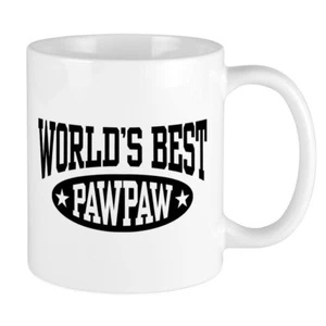 11oz mug Worlds Best PawPaw - Printed Ceramic Coffee Tea Cup Gift - Picture 1 of 1