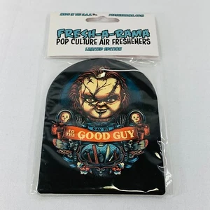 Limited Edition CHILD’S PLAY CHUCKY Hanging Air Freshener Say Hi To The Good Guy - Picture 1 of 3