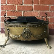 1900's FRENCH Center Piece for Flowers Outdoor Planter Carved Pot Metal 