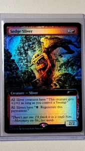 MTG Magic the Gathering 2022 Tana Segreta Drop Extended Art Foil Sedge Sliver - Foto 1 di 2