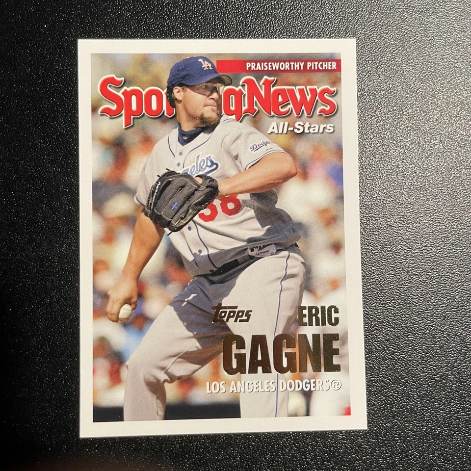2005 Topps Baseball Eric Gagne Los Angeles Dodgers Sporting News All-Stars B2 - Image 1 of 1