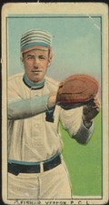 1909 T212 ROBERT FISHER NNO POOR OBAK BASEBALL VERNON TIGERS