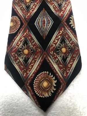 MUSEO METROPOLITANO DE ARTE CORBATA PARA HOMBRE NEGRA CON ROJO AZUL GRIS 4 X 58 Foto 1 de 4