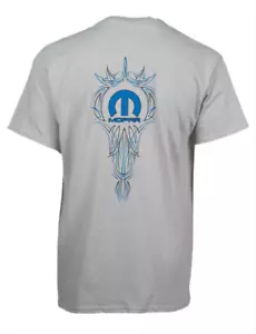 Mopar Pinstripe Mens GrayT shirt - Picture 1 of 6