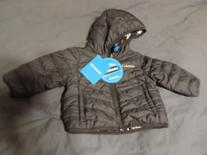 Columbia Reversable Cloudy Rowdy Jacket Youth 3-6 - Picture 1 of 5