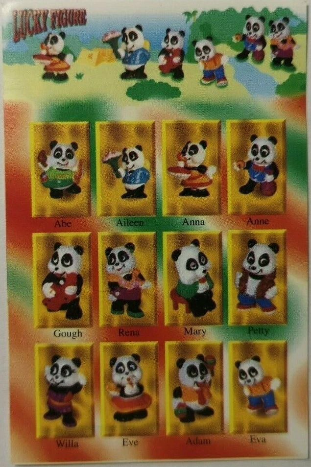 Bpz  Panda Party Lucky Figure - Photo 1/1
