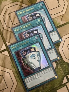 Yugioh POT OF DUALITY Ultra Rare Play Set RA02-EN057 - Picture 1 of 3