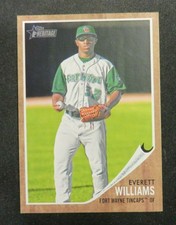 2011 Topps Heritage Minors, Fort Wayne TinCaps - EVERETT WILLIAMS