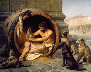 Diogenes de Jean-Léon Gérôme 8""x10"" estampado artístico 8x10 - Imagen 1 de 3
