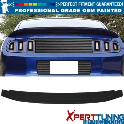 Fits 10-14 Ford Mustang OE Style ABS Rear Trunk Spoiler - Painted Color - Image 1 of 4