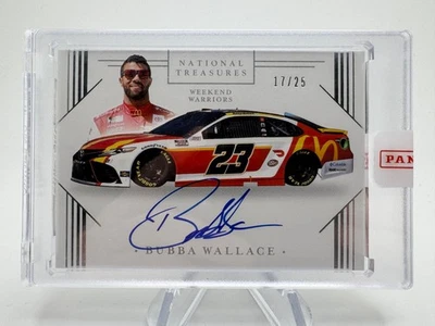 2021 National Treasures BUBBA WALLACE Weekend Warriors Auto /25 #WWBW - Image 1 of 2